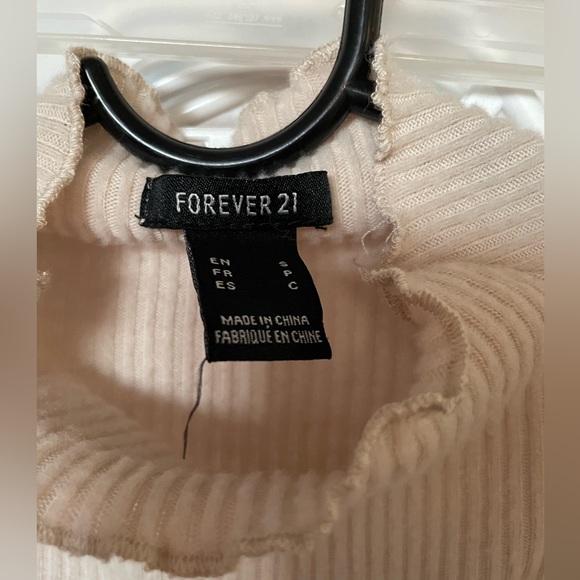 Forever 21- Mock Neck, Long Sleeve - Picture 3 of 3